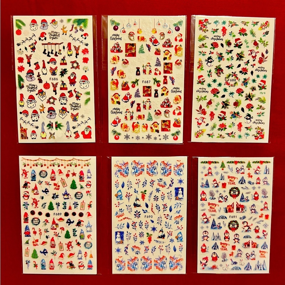 Christmas, holiday, Santa, elf, snowman, tree, penguin